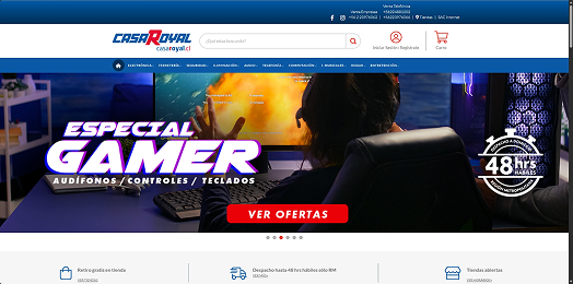 Tienda desarrollada en Adobe Commerce Cloud
